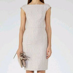 NWT Reiss Virginia Dress Size 4, Pink Grey